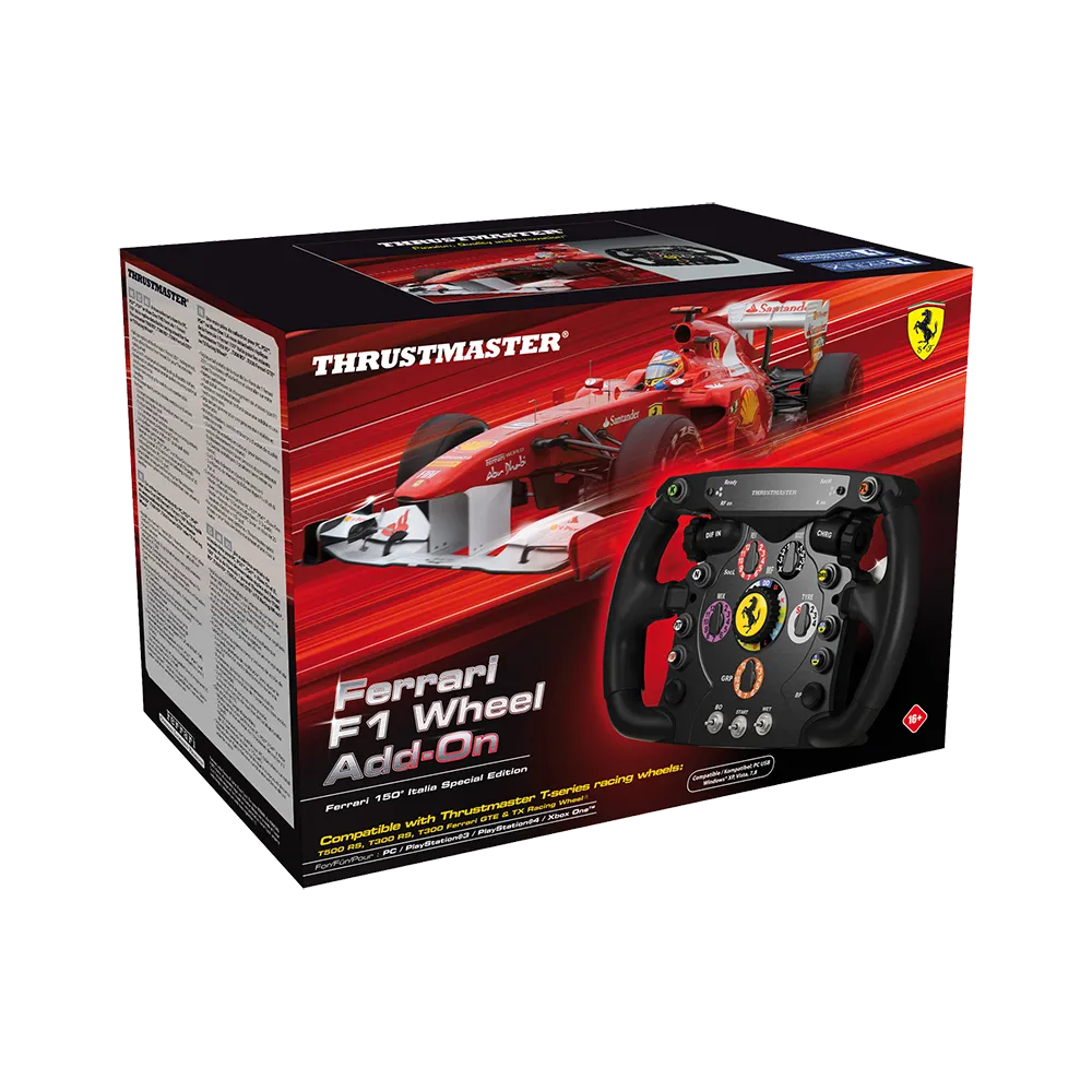 Verpakking van de Thrustmaster Ferrari F1 Wheel Add On - Sim Racing stuur