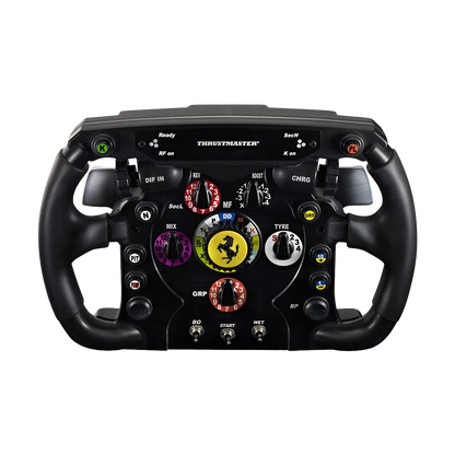 Vooraanzicht van de Thrustmaster Ferrari F1 Wheel Add On voor simracing