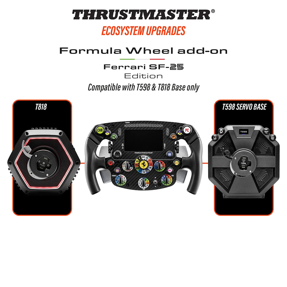 Thrustmaster Ferrari SF-25 compatibel met T598 en T818 wheelbases