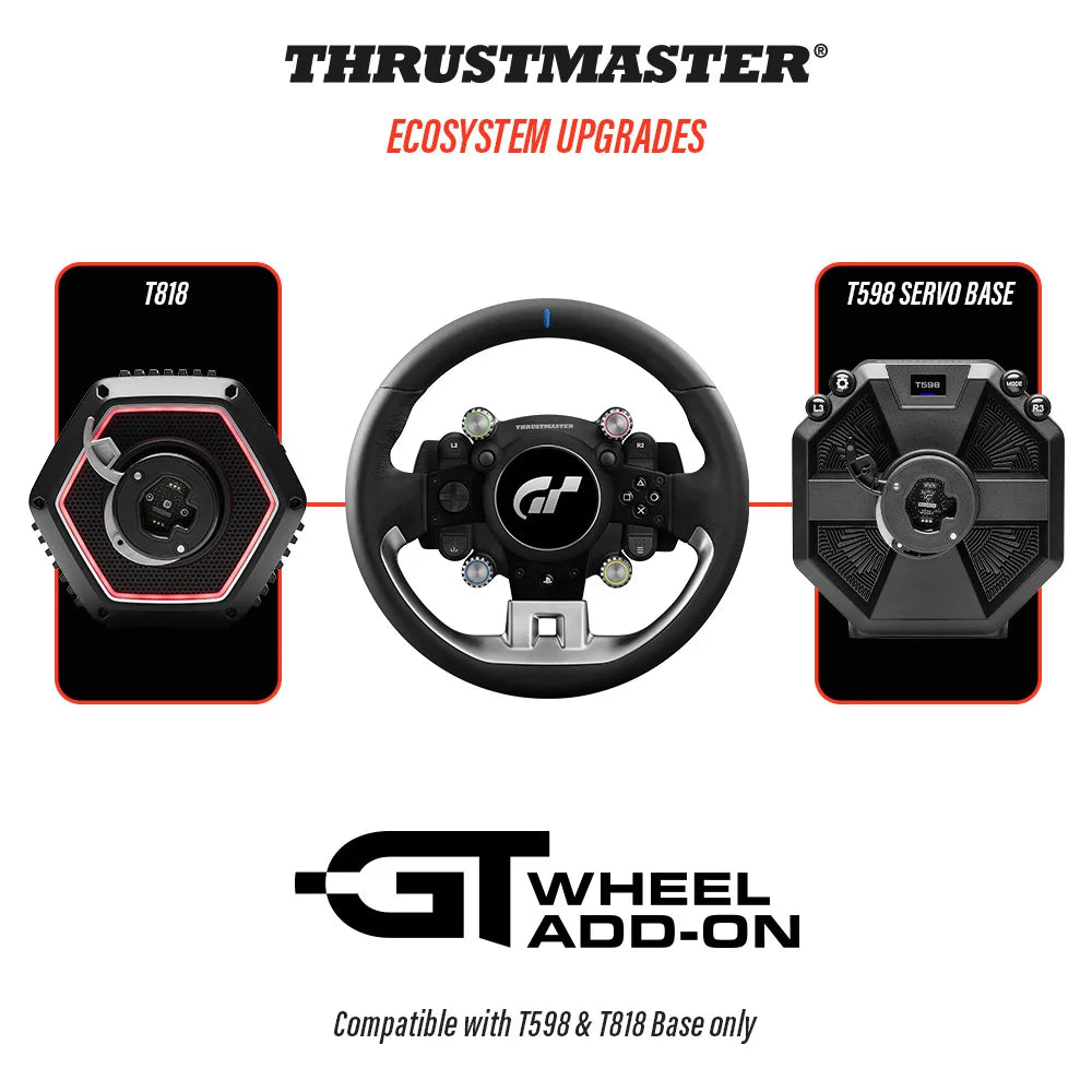 Thrustmaster GT Wheel Add On compatibel met T818 en T598 bases
