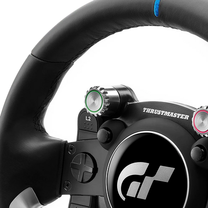 Detail van Thrustmaster GT Wheel Add On grip en afwerking