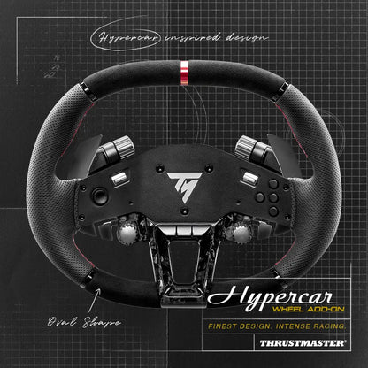 Hypercar geïnspireerd ontwerp van de Thrustmaster HYPERCAR Wheel Add On