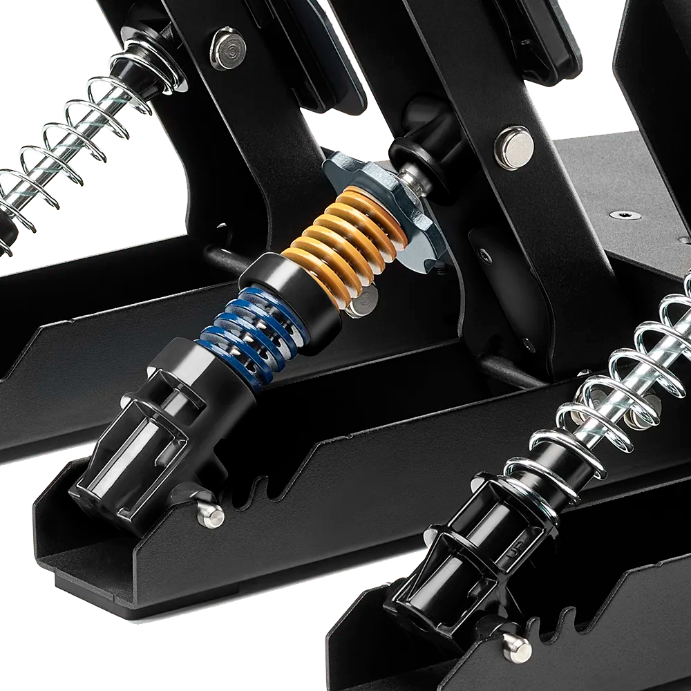Thrustmaster RACELINE PEDALS III LC loadcell rem detail met elastomeren