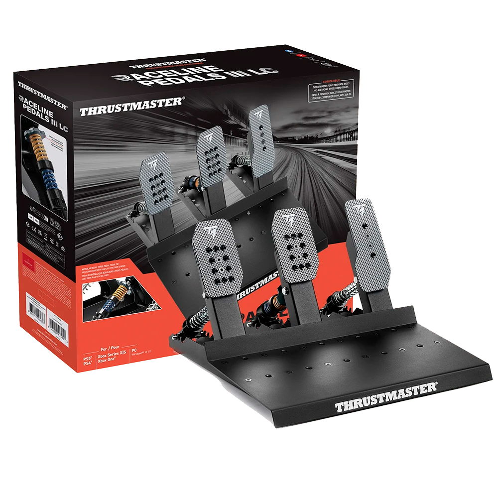 Thrustmaster RACELINE PEDALS III LC loadcell pedalen met verpakking