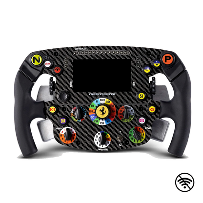 Voorzijde van het Thrustmaster SF1000 WO Ferrari F1 Add-On stuur zonder wifi functie