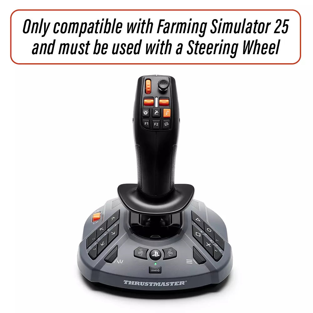 Thrustmaster SimTask FarmStick PlayStation PS5 compatibiliteit met Farming Simulator 25 en racestuur