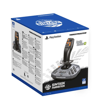 Verpakking van de Thrustmaster SimTask FarmStick PlayStation voor PS5