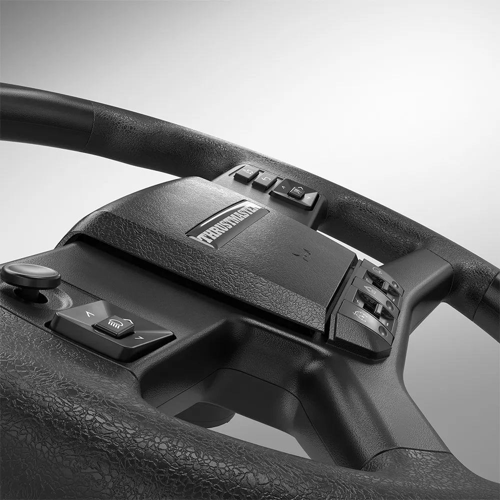 Bediening en actieknoppen van het Thrustmaster SimTask Truck 40 stuur
