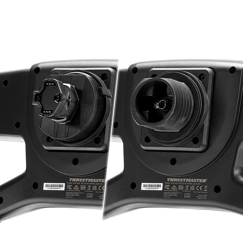 Quick Release aansluitingen van het Thrustmaster SimTask Truck 40 stuur