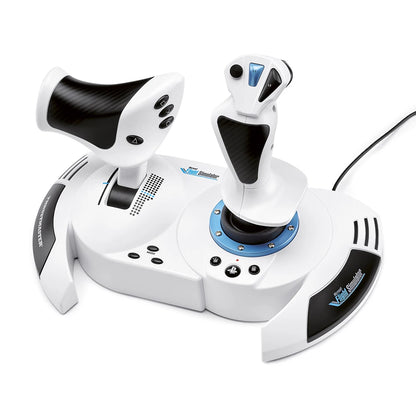 Thrustmaster Flight Hotas 5 flightstick en throttle schuin van voren bekeken