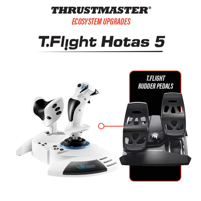 Thrustmaster T.Flight Hotas 5 compatibel met apart verkrijgbare TFRP roerpedalen