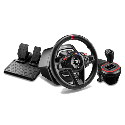 Complete Thrustmaster T128 Shifter Pack stuurset met pedalen en TH8S shifter