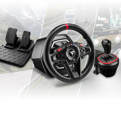 Thrustmaster T128 Shifter Pack met racestuur, T2PM pedalen en TH8S shifter