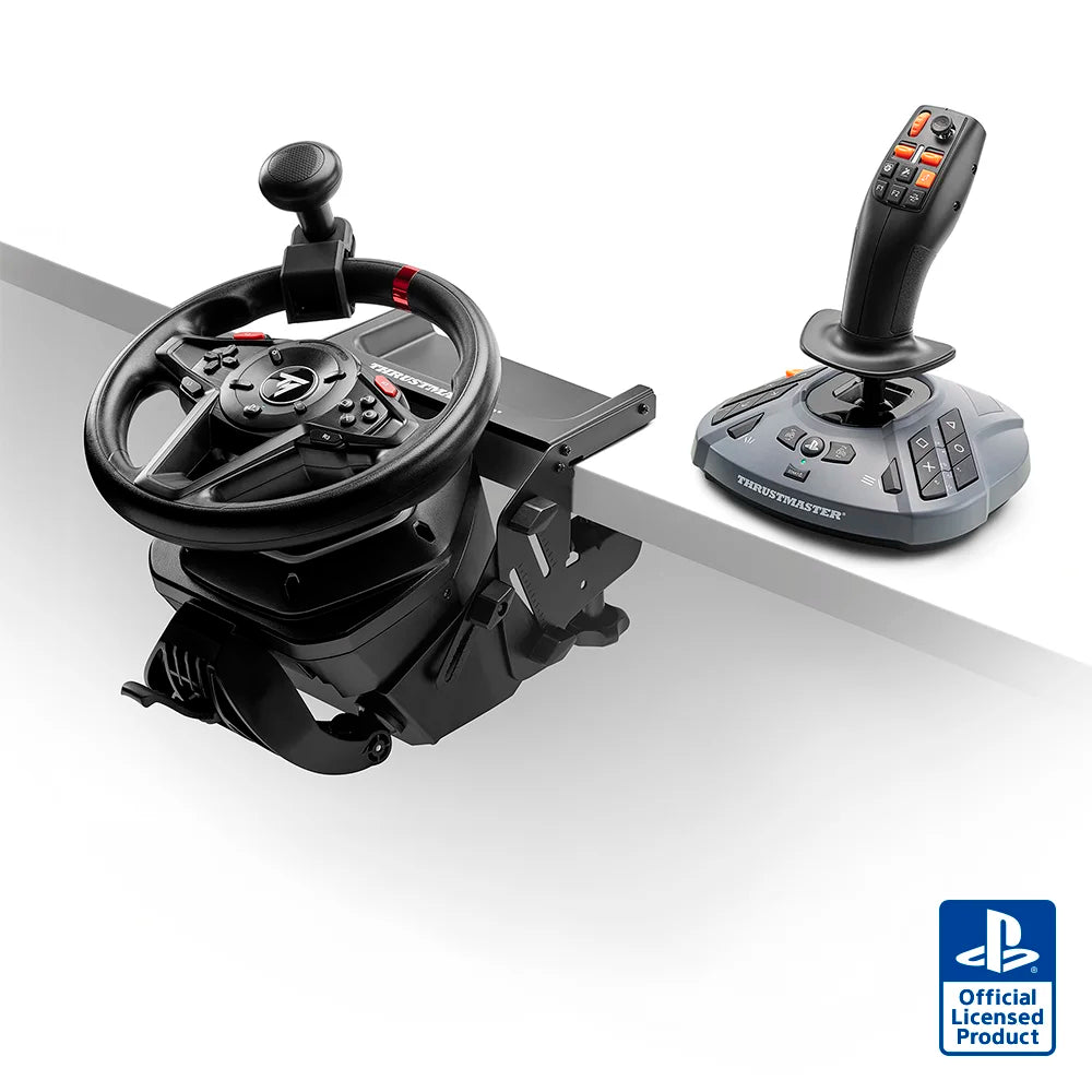 Thrustmaster T128 met SimTask Steering Kit en FarmStick voor PlayStation 5