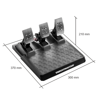 Thrustmaster T3PM pedalenset inbegrepen bij T248R – drie magnetische pedalen met verstelbare weerstand.