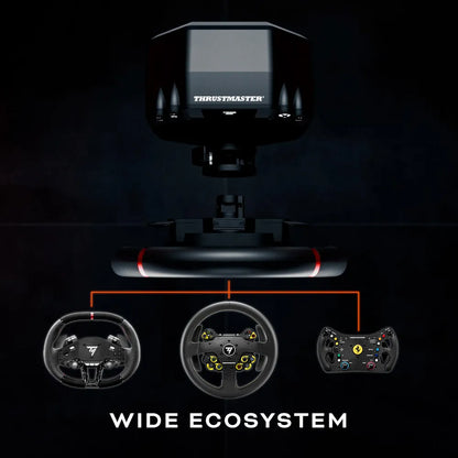 Thrustmaster T598-X ecosysteem met meerdere compatibele sturen