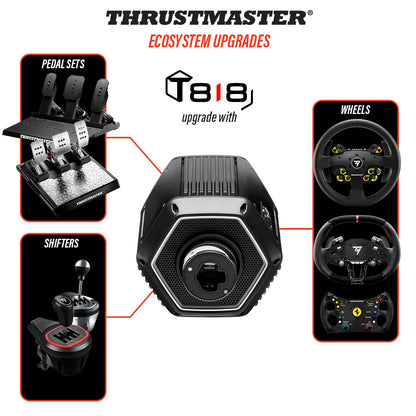 Compatibel Thrustmaster ecosysteem met simrace sturen, pedalen en shifters
