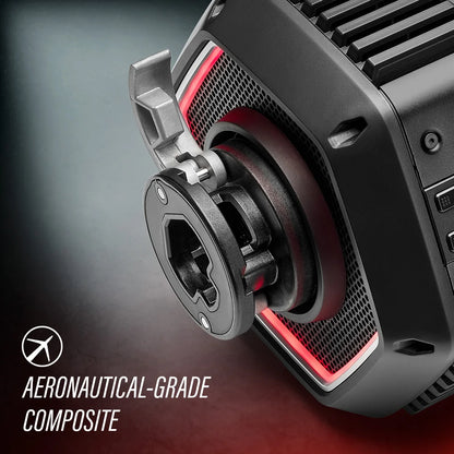 Quick Release systeem van de Thrustmaster T818 Black Edition simracing wheelbase