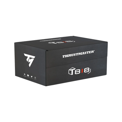 Verpakking van de Thrustmaster T818 Black Edition Direct Drive simrace  wheelbase