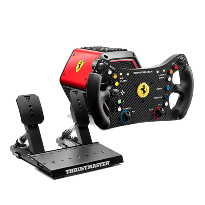 Complete Thrustmaster T818 Ferrari 488 GT3 simrace set met Direct Drive wheelbase en pedalen