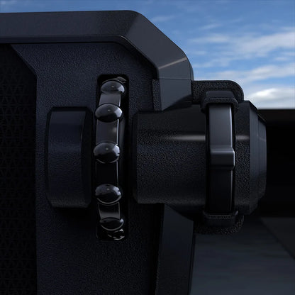 Detail van het trimwiel aan de zijkant van de Thrustmaster TCA Sky Yoke-P