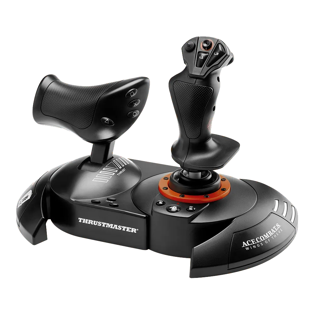 Thrustmaster T.Flight HOTAS Neo Ace Combat 8 flight joystick schuin van voren