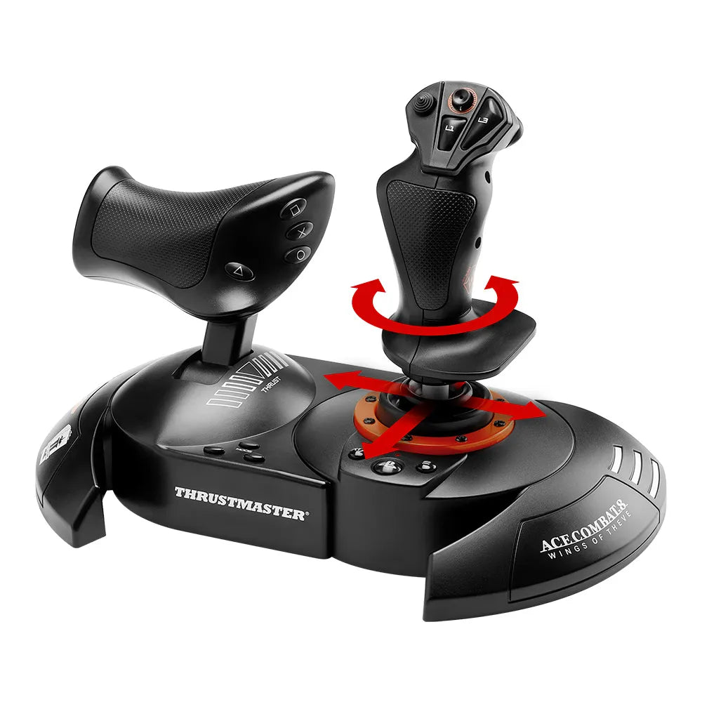Bewegingsmogelijkheden van de Thrustmaster T.Flight HOTAS Neo joystick