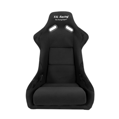 XXL Monzano fiberglas bucket seat vooraanzicht sim racing