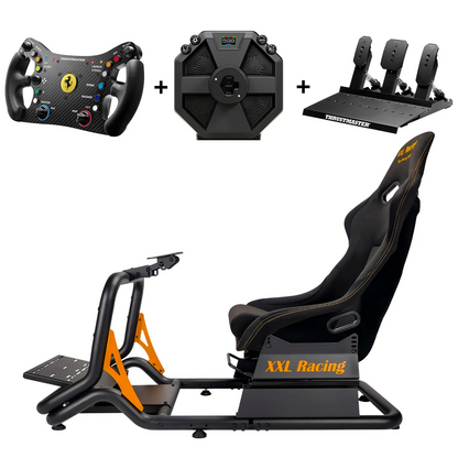 XXL Racing Competition V2 GT bundel met Thrustmaster T598 wheelbase, Ferrari 488 GT3 stuur en Raceline 3 pedale