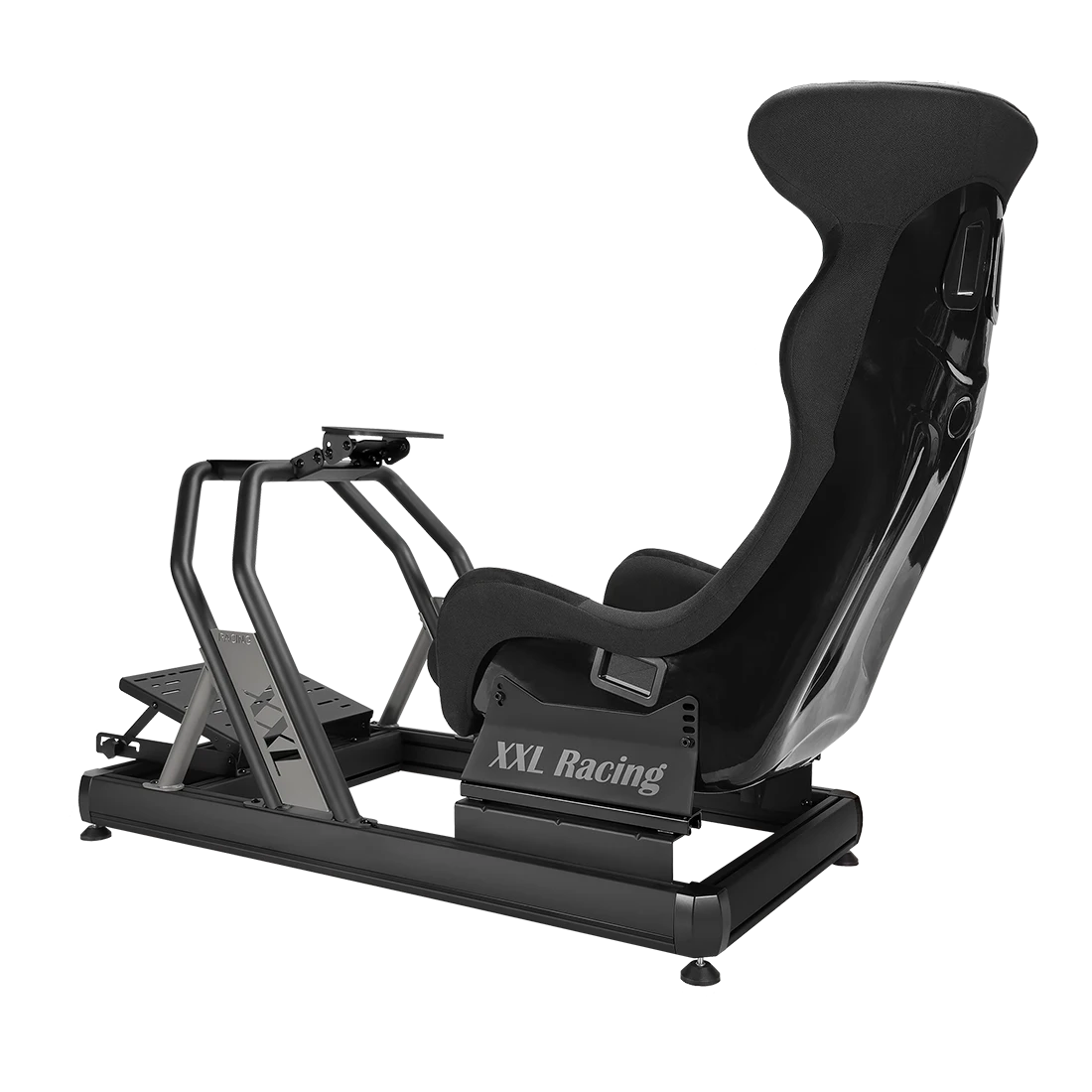 XXL Racing Champion V2.5 PRO Grey Edition sim racing cockpit achteraanzicht