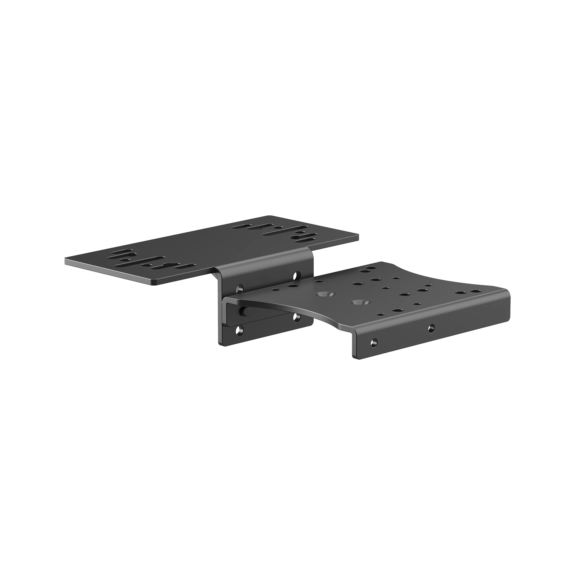 Rear mounting view of the XXL Racing gearshift and handbrake holder adapter