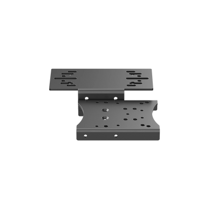 Top view showing mounting holes of the XXL Racing gearshift and handbrake holder adapter