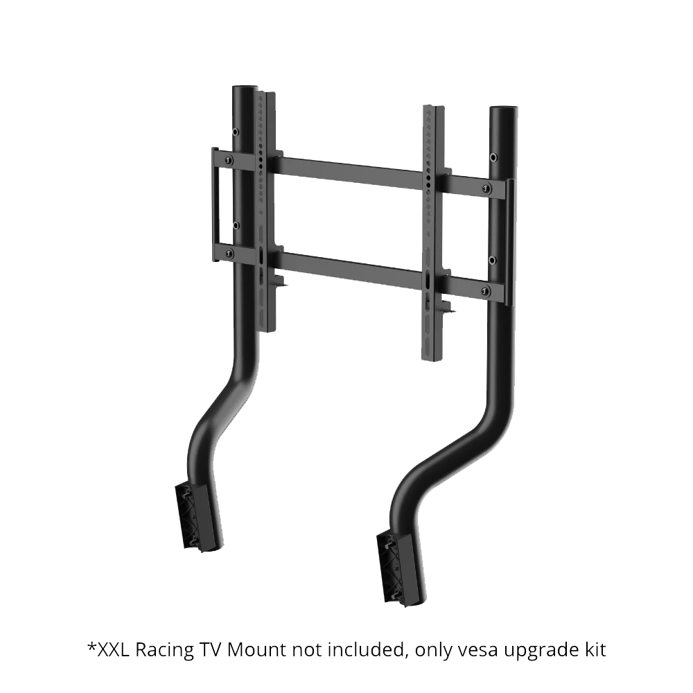 XXL Racing VESA 400mm adapter gemonteerd op TV mount Competition