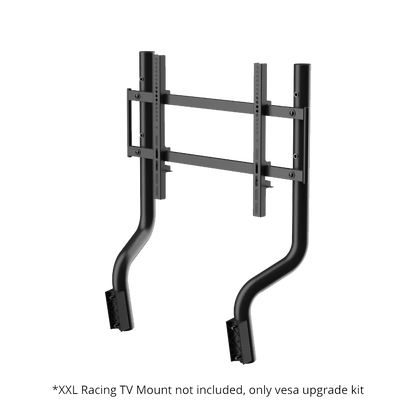 XXL Racing VESA 400mm adapter gemonteerd op TV mount Competition